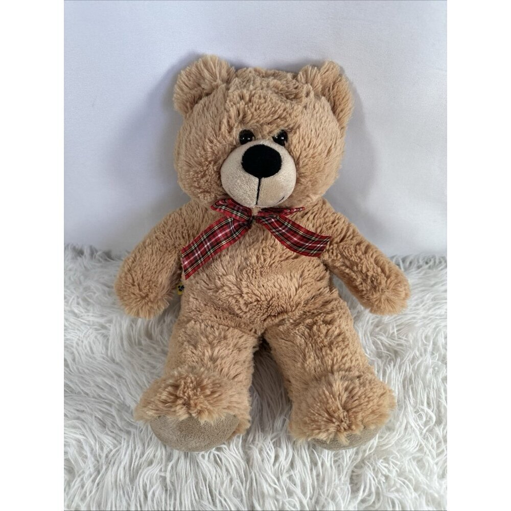 Build-A-Bear Workshop Plush Winter Wishes 2011 16" Brown Teddy Bear